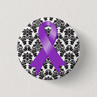 Lila Ribbon vid pankreascancer Knapp