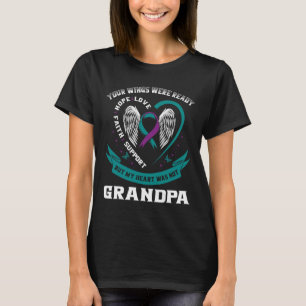 Lila Ribbon Vinge Suicide Awareness Preventi T Shirt