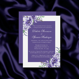 Lila Ro | Elegant Watercolor Blommigt Boho Inbjudningar