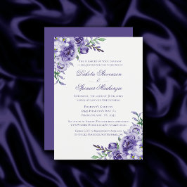 Lila Ro | Elegant Watercolor Blommigt Boho Inbjudningar