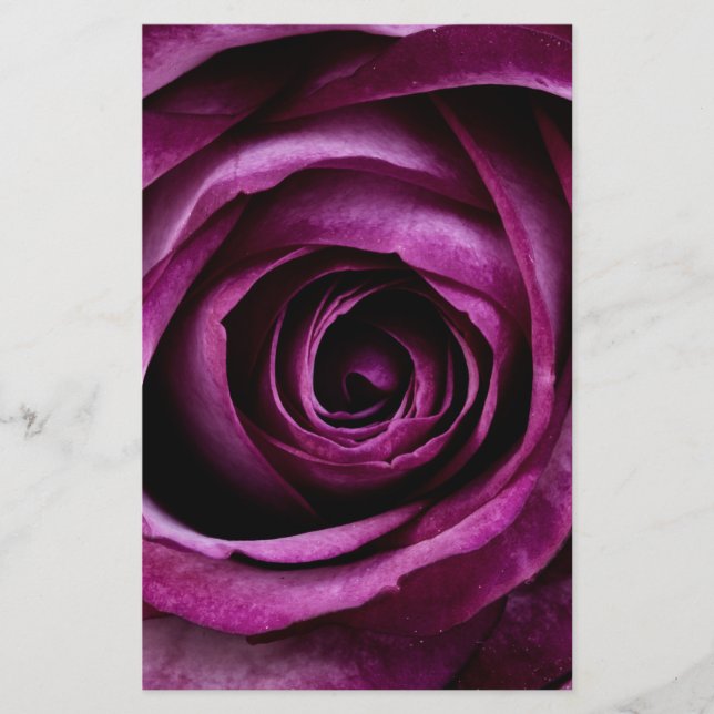 Lila Ro Flower Brevpapper (Framsida)
