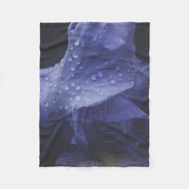 Lila Ro Flower Fleecefilt (Framsidan)