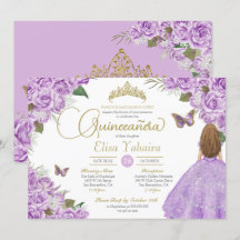 Lila Ro Guld Tiara Butterfly Elegant Quince