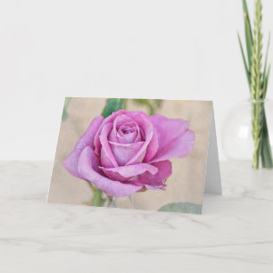 Lila Ro i Bloom Art Note Card Kort