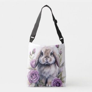 Lila Ro Lop Bunny Rabbit Axelväska