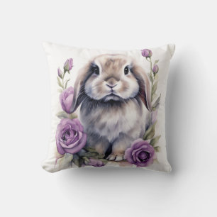 Lila Ro Lop Eared Rabbit Kudde