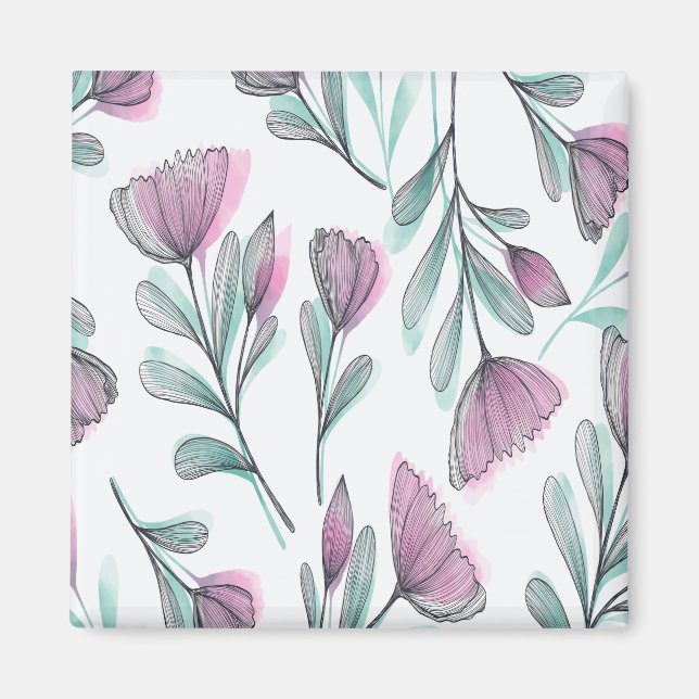 Lila ro magnet (Framsidan)