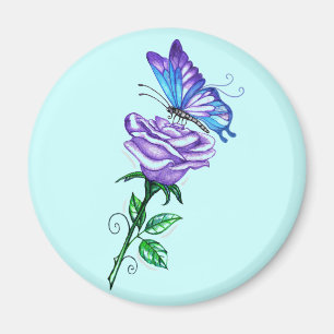 Lila Ro med Butterfly Magnet
