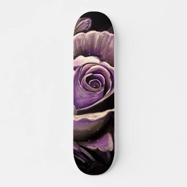 Lila Ro Mini Skateboard Bräda 18,5 Cm (Framsida)
