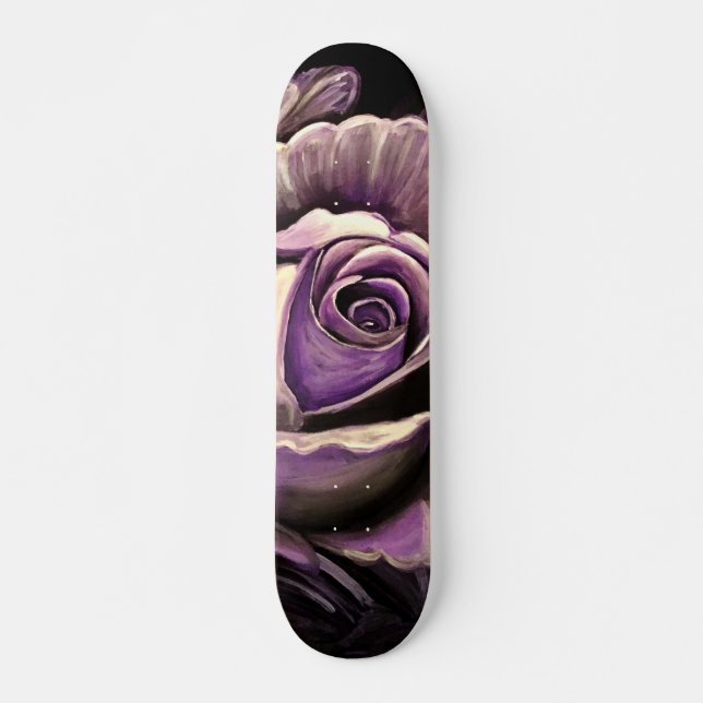 Lila Ro Mini Skateboard Bräda 18,5 Cm (Framsida)