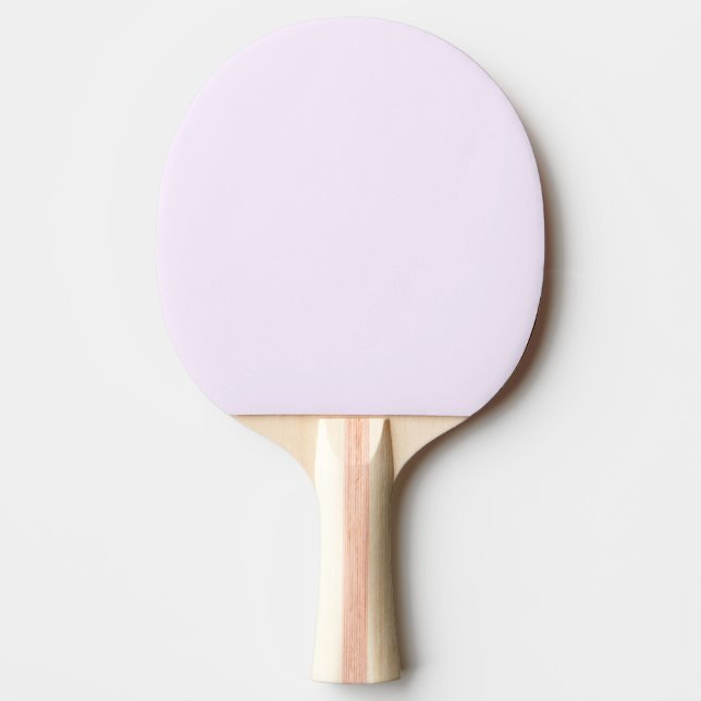 Lila Ro Mjuk Blek Vit Pastel Solid Färg Pingisracket (Framsidan)