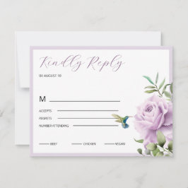 Lila Ro och Hummingbird OSA Kort