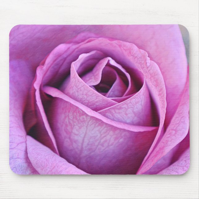 Lila Ro Petal Art Mouse Pad Musmatta (Framsidan)