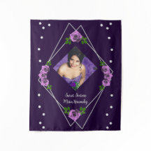 Lila Ro Silver Geometric Sweet 16