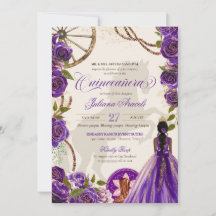 Lila Ro Western Ranch Charro Quinceanera Invi