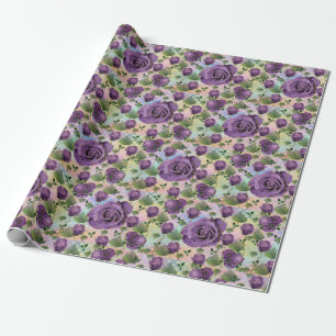 Lila Ro Wrapping Papper Presentpapper