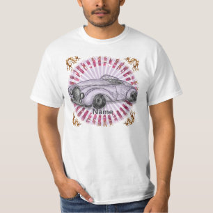 Lila Roadster Car T Shirt