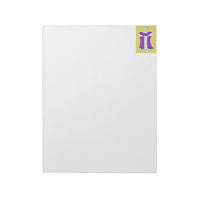 Lila Robe på Kor Anteckningsblock (Roterad)