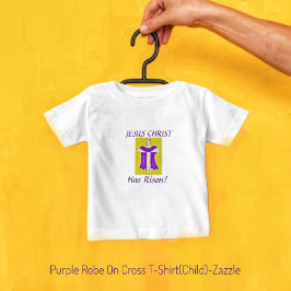 Lila Robe på Kor Baby T-Shirt