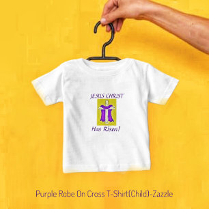 Lila Robe på Kor Baby T-Shirt