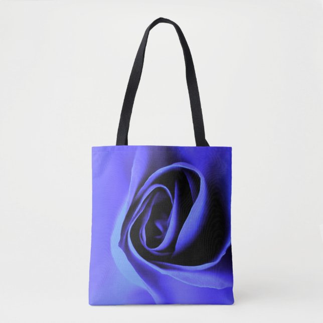 Lila Ros Tryck Totebag Tygkasse (Framsida)