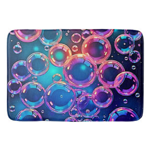 Lila Rosa Bubble Magic Badrumsmatta