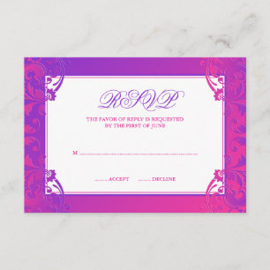 Lila Rosa Den Bat mitzvah OSAN blommar OSA Kort
