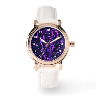 Lila Rosa Elephant Watch Armbandsur