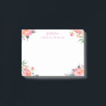 Lila Rosa Flowers för vackra vattenfärger Post-it Block<br><div class="desc">============================================= Rosa för Lila av vattenfärger,  Post-it-Note (1) Om du vill göra ytterligare anpassningar klickar du på knappen "Anpassa" och användor verktyg som är utformat för att ändra mallen. (2) Kontakta mig om du behöver hjälp eller matchande artiklar.</div>