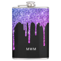 Lila Rosa Glitter Drives Gnistra Monogram