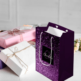 Lila rosa glitter monokultur vid födelsedag