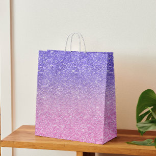 Lila Rosa Glitter Ombre