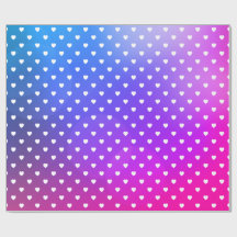 Lila Rosa Heart BIRTHDAY BRÖLLOP WRAP