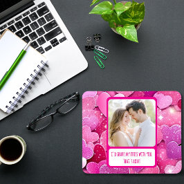 Lila Rosa Hjärtar  mina färjor Musmatta