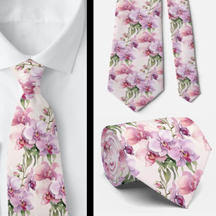 Lila Rosa Lavender Pastel Orchids Slips