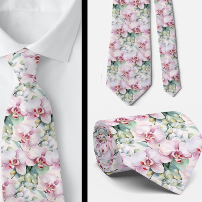 Lila Rosa Lavender Rainbow Pastel Orchids Slips (Skapare uppladdad)
