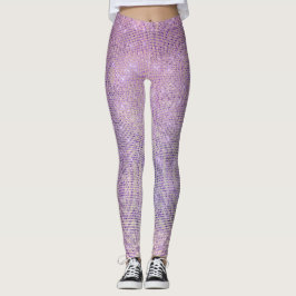 Lila Rosa Lilac Grill Sparkly Sequin Diamond Leggings