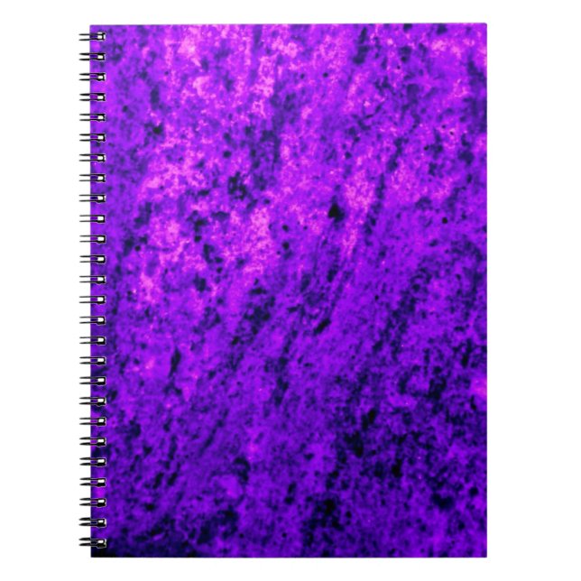 Lila rosa marmor anteckningsbok (Framsidan)
