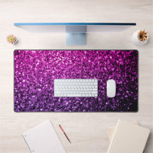 Lila rosa Mbre faux glitter sparkles