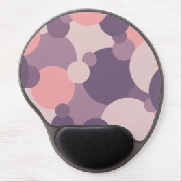 Lila-rosa-molekyler, munspad gel musmatta