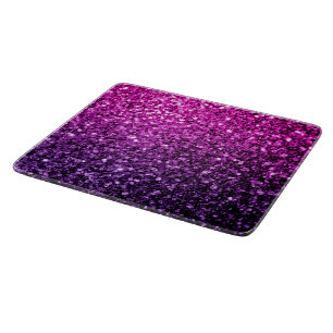 Lila Rosa Ombre falskt glitter gnistrar