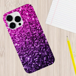 Lila Rosa Ombre glitter gnistrar