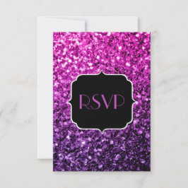 Lila Rosa Ombre glitter sparkles Sweet 16 OSA