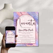 Lila Rosa på spanska 90:e födelsedag