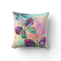 Lila Rosa Pillow Vår