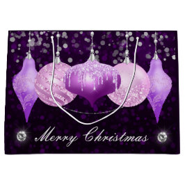 Lila, Rosa & Silver Baubles God jul