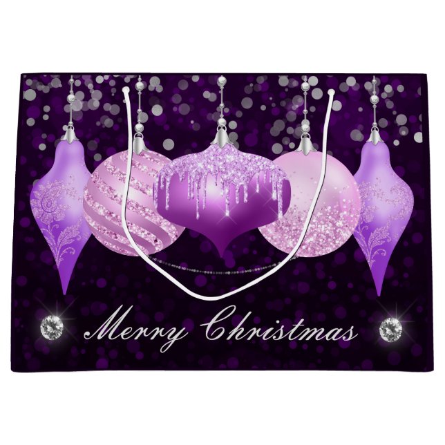 Lila, Rosa & Silver Baubles God jul (Framsidan)