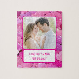 Lila Rosa stöter på när du är fattig Pussel