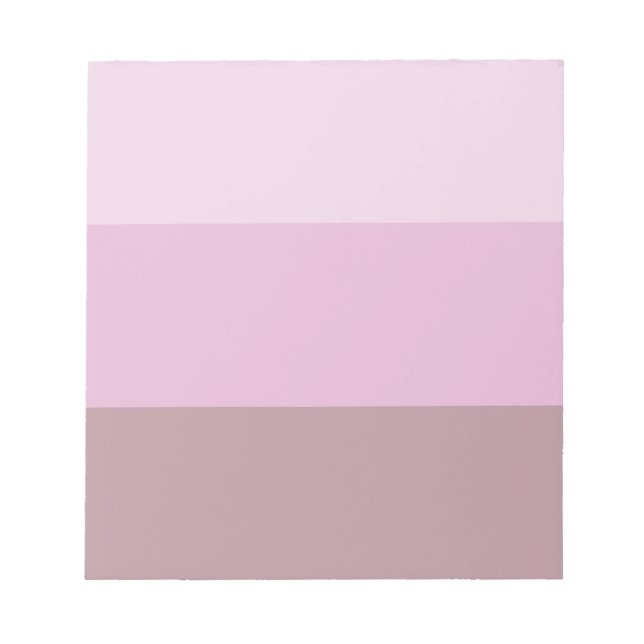 Lila Rosa Stripe Ombre Anteckningsblock (Framsida)