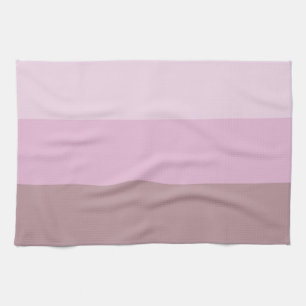 Lila Rosa Stripe Ombre Kökshandduk